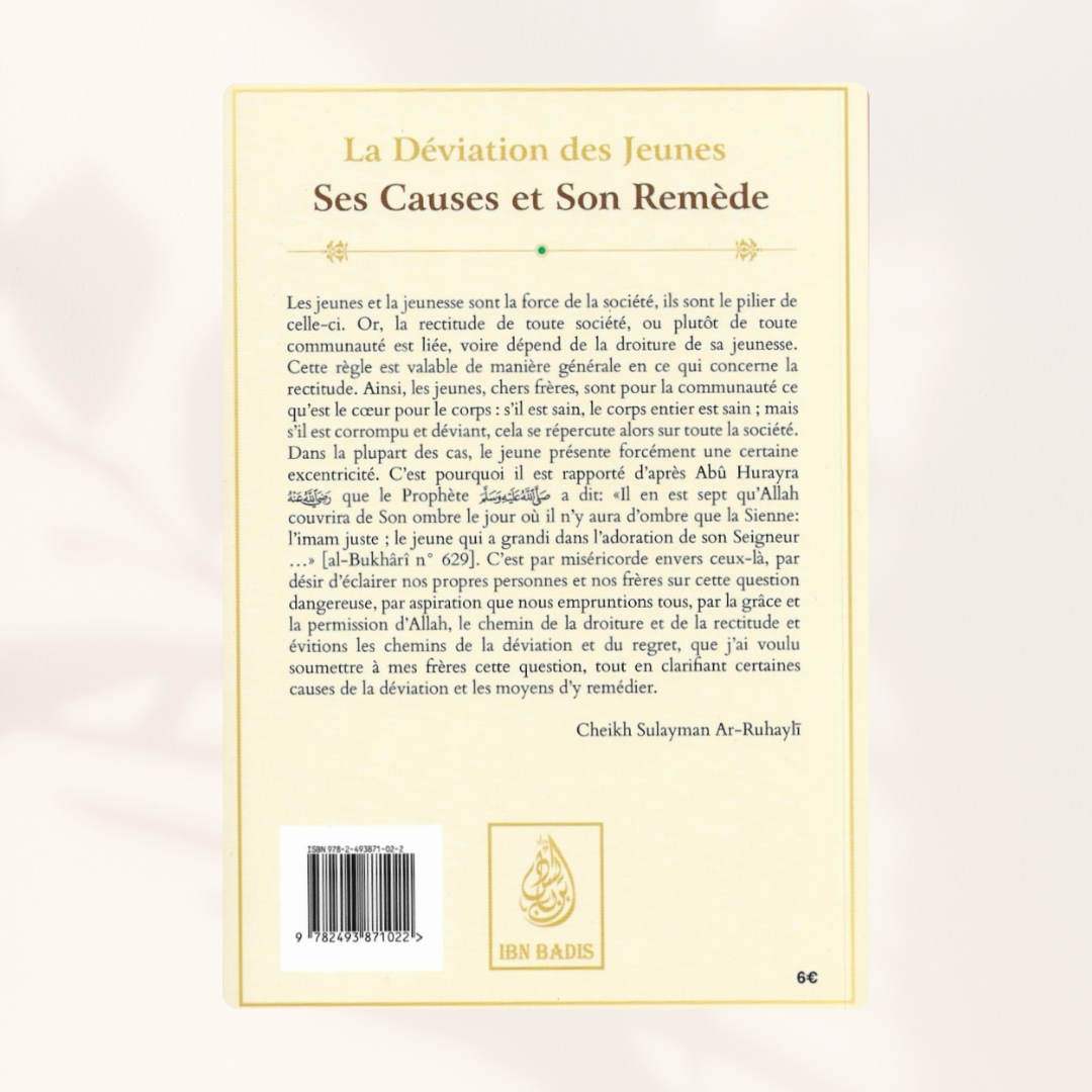 La déviation des jeunes - Ses causes et son remède